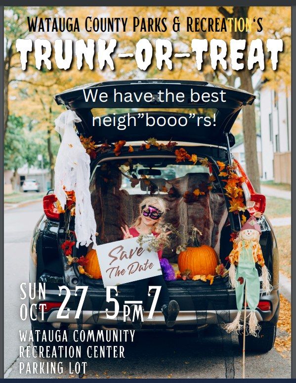 Watauga County Parks and Recreation's Trunk-or-Treat 2024