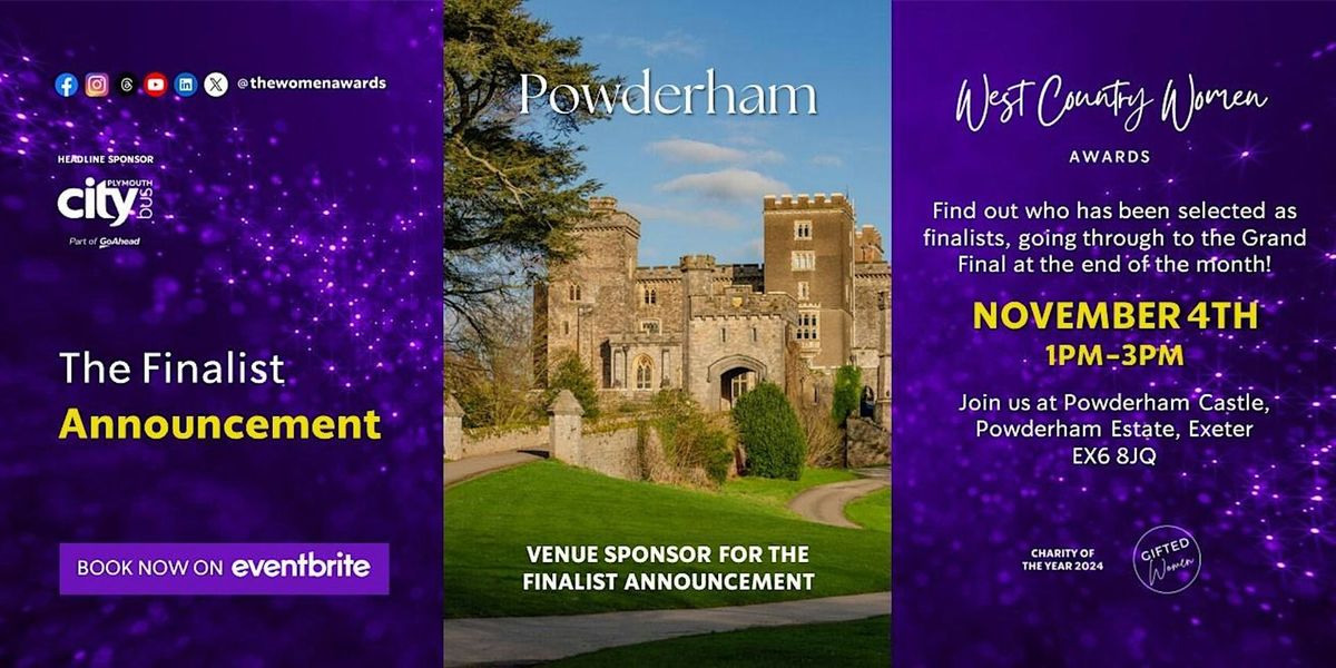 West Country Women Awards - Finalist's Announcement