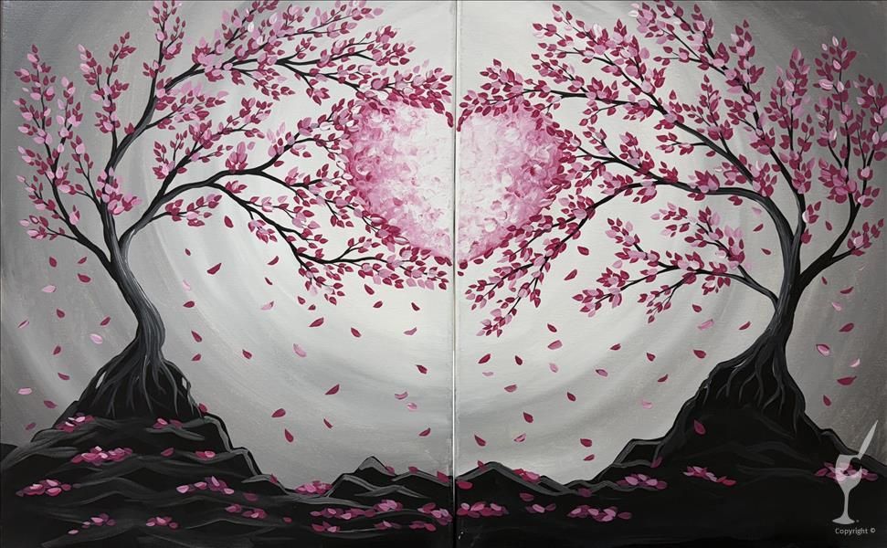 NEW ART!  "Love-ly Trees"  Adult Class- Reservations required!