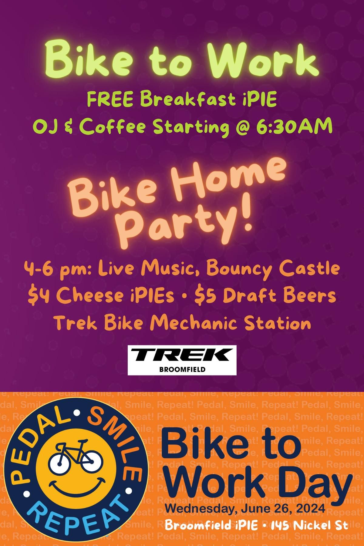 Bike to Work Free Breakfast & Bike Home Party