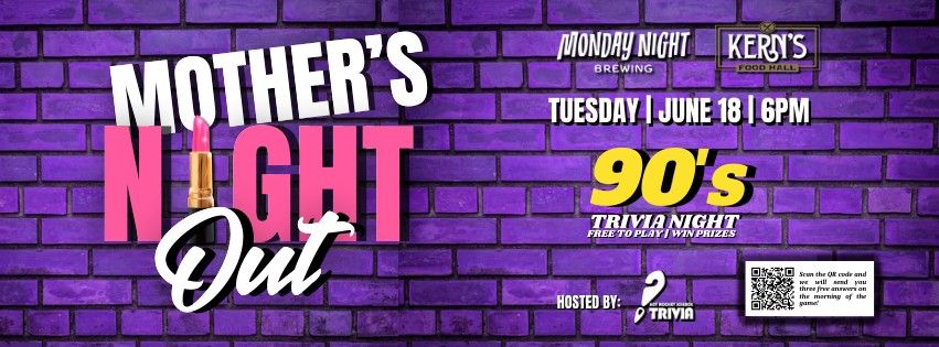 90'S Trivia Night at Monday Night Brewing in Kerns Food Hall