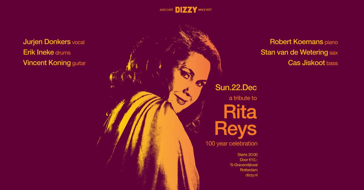 Rita Reys Tribute 100 Year Anniversary