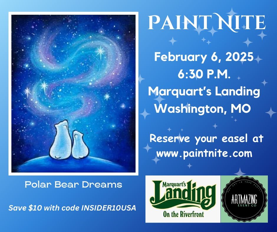 02\/06\/2025 Paint Nite at Marquart\u2019s Landing in Washington, MO