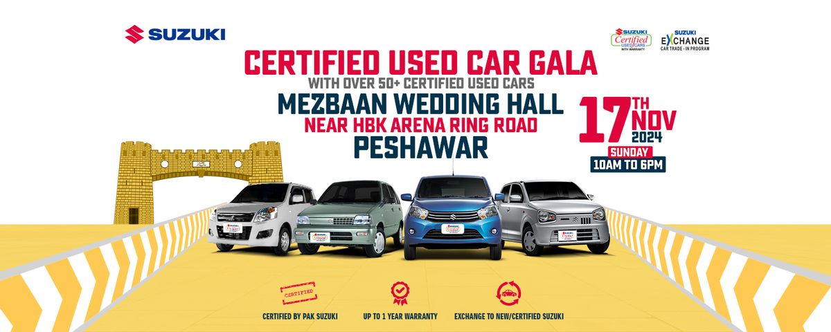 Suzuki Certified Used Car Gala - Peshawar