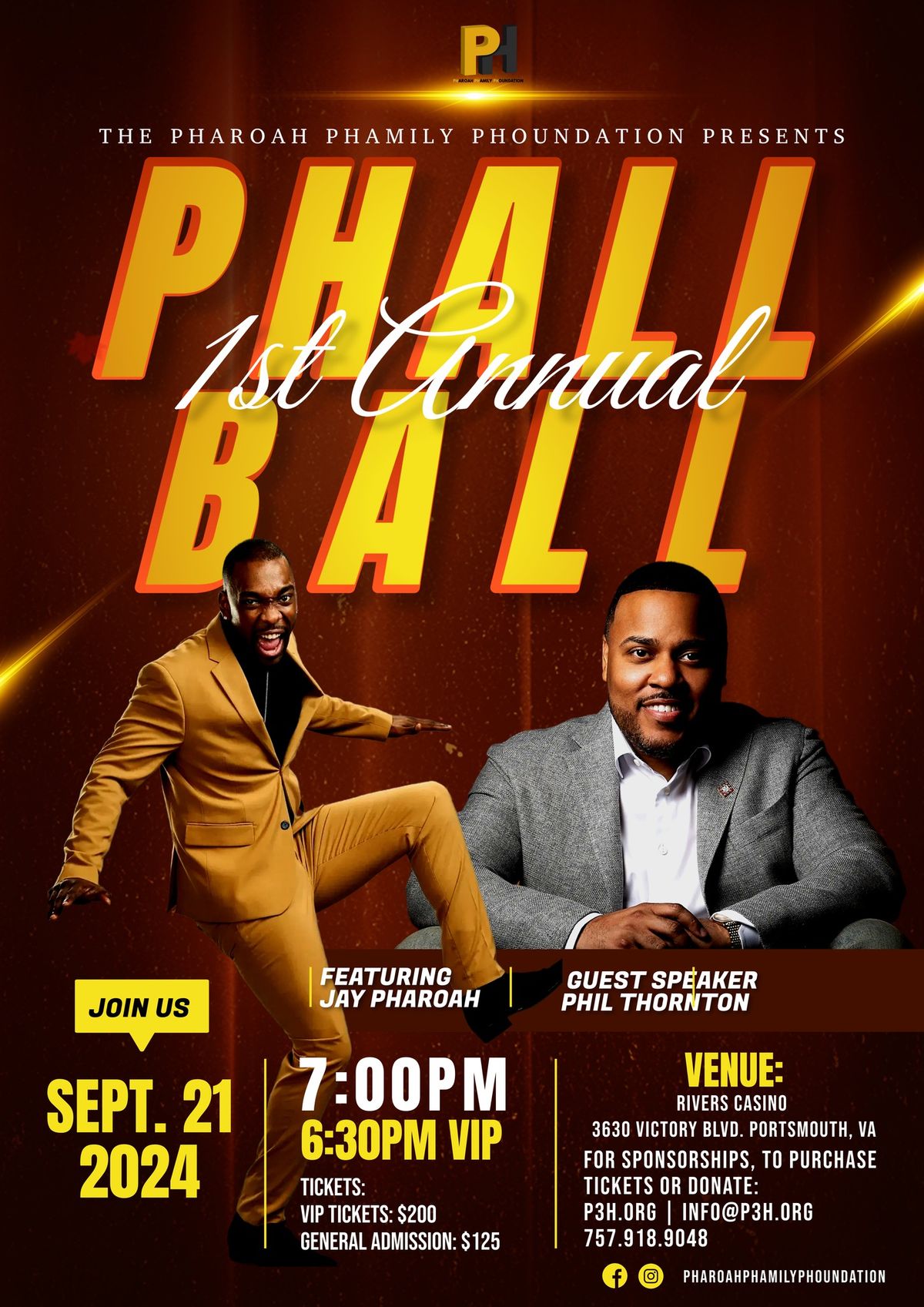 1st Annual Pharoah Phamily Phoundation Phall Ball 