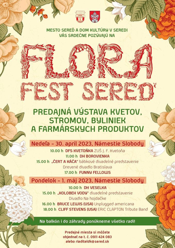 Flora fest 2023, Sereď, Bratislava, 30 April 2023