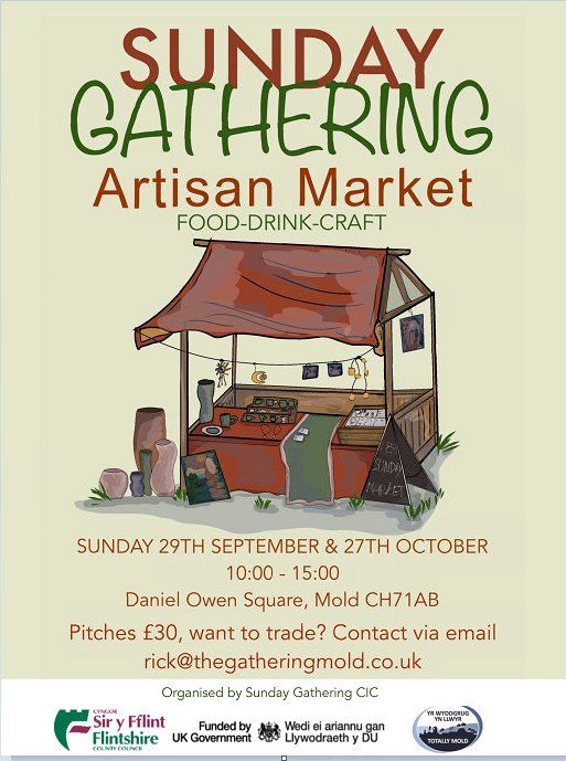 New Sunday Food, drink and artisan market. 