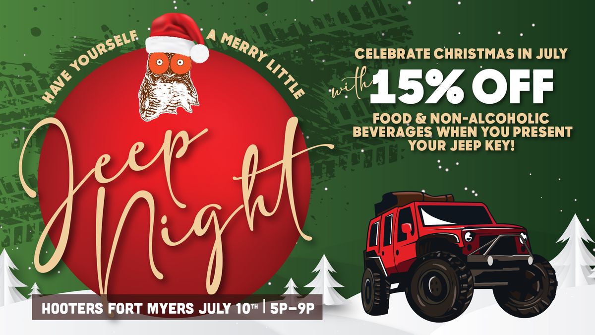 Christmas in July Jeep Night!