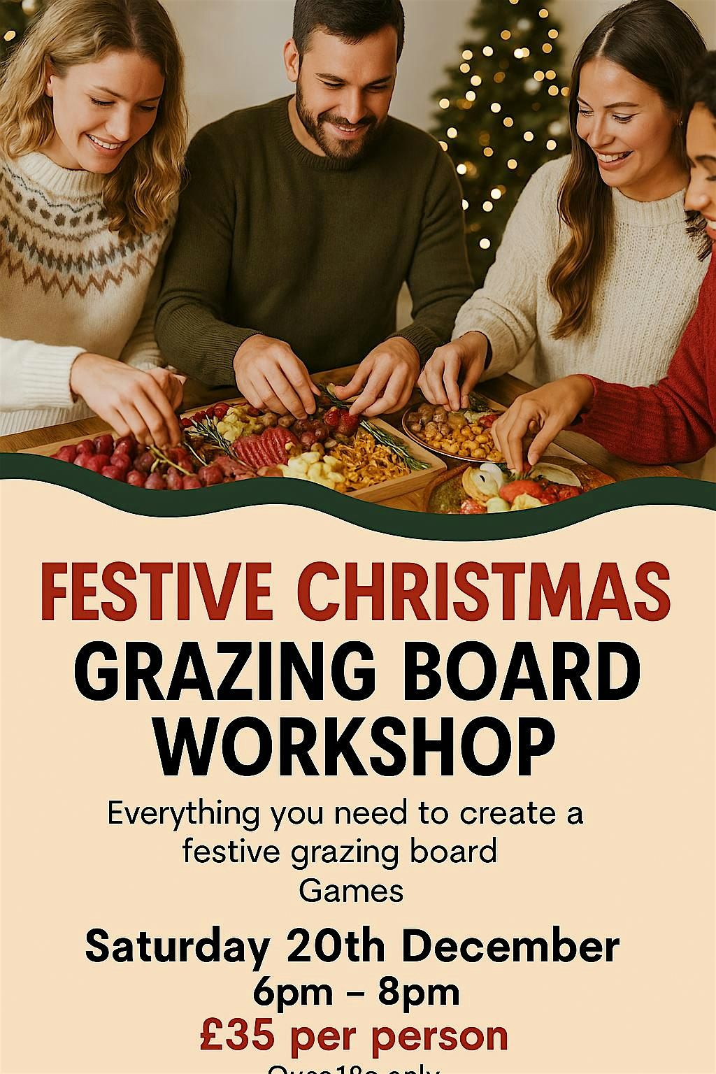 Festive Christmas Grazing Board Workshop