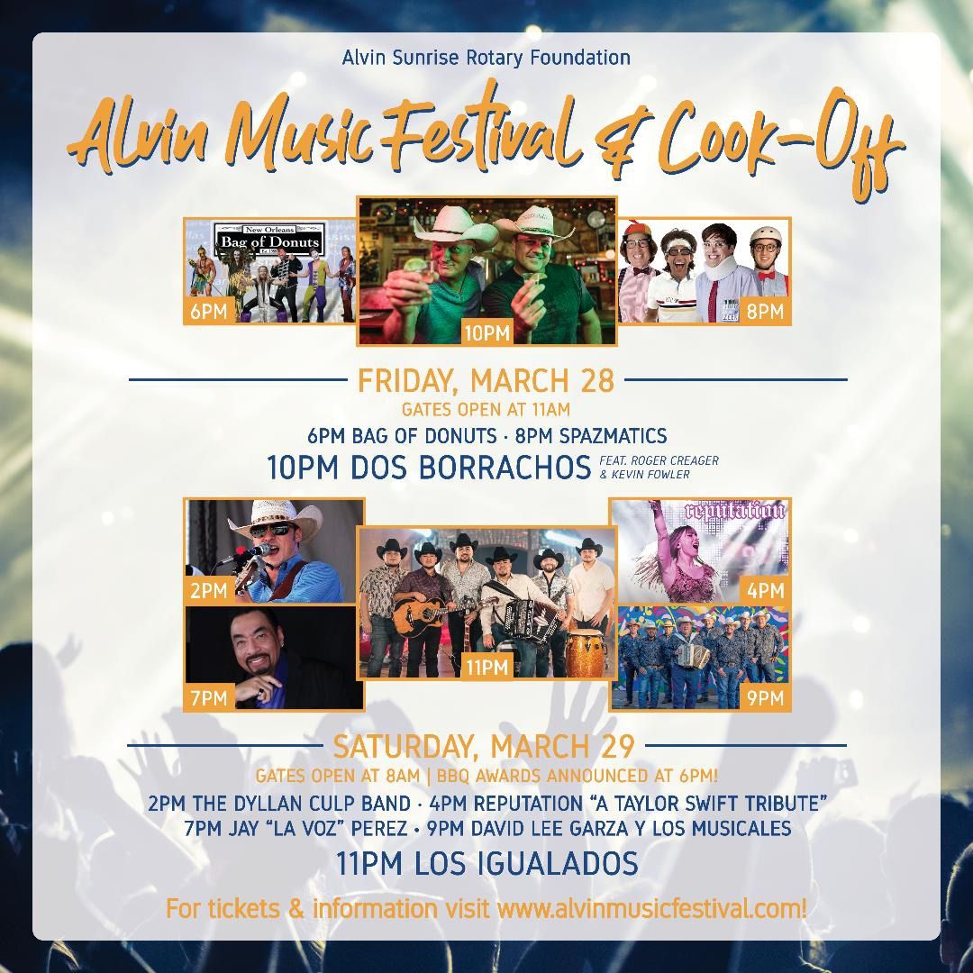 Alvin Music Festival & Cook - Off 2025