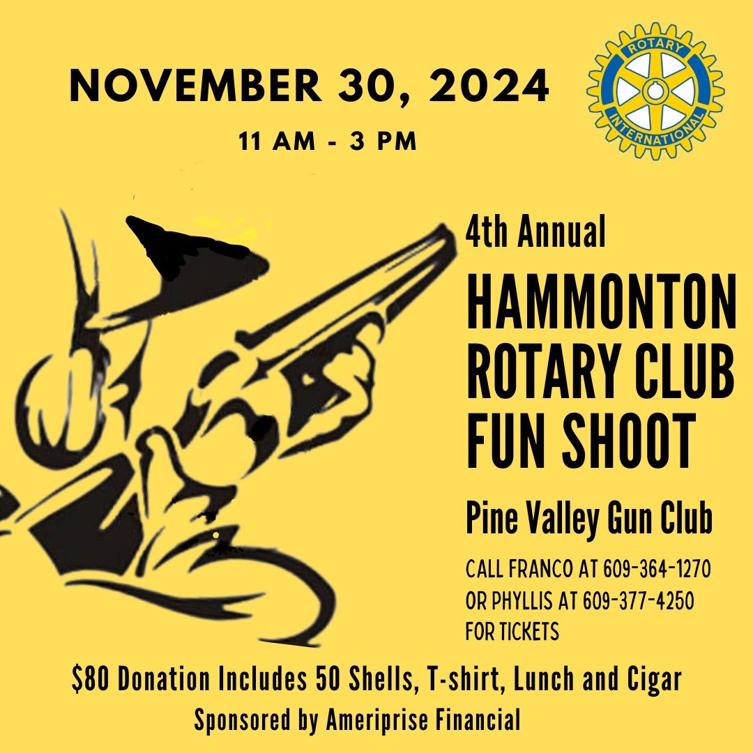 4th Annual Hammonton Rotary Club Fun Shoot