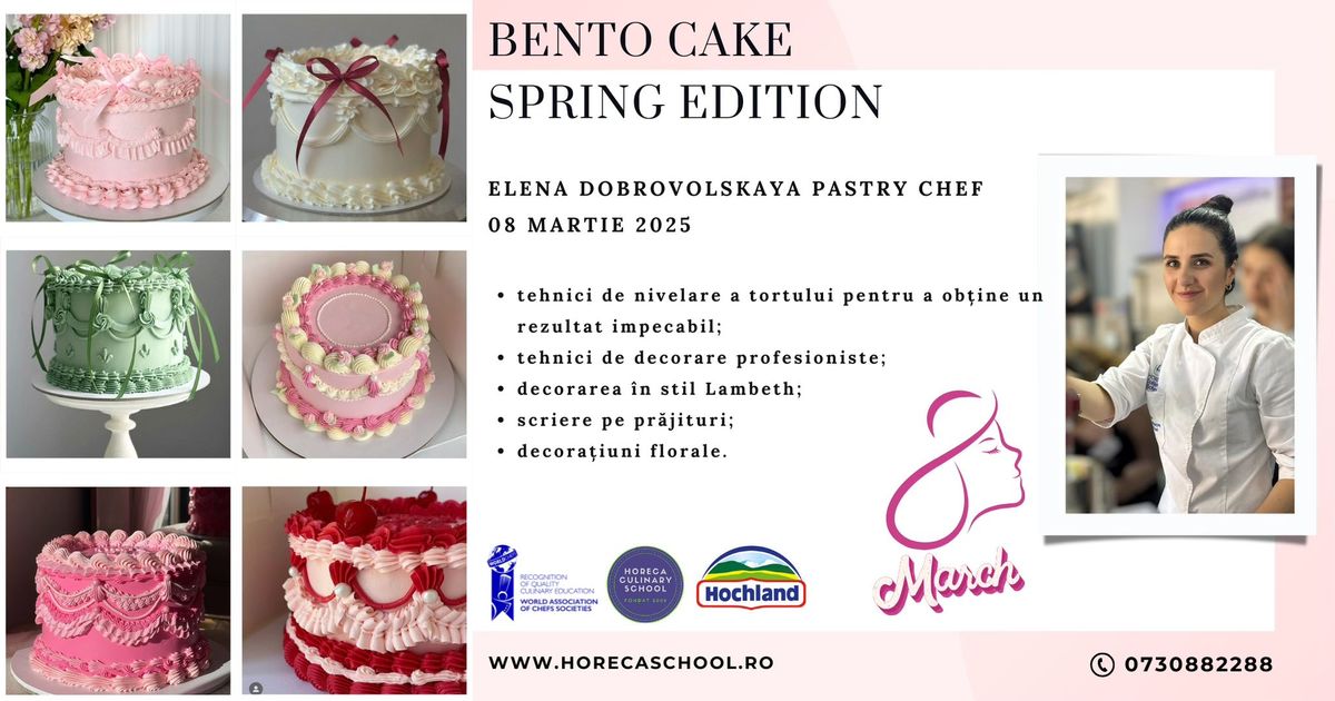 SOLD OUT! Bento Cake \u2013 Spring Edition