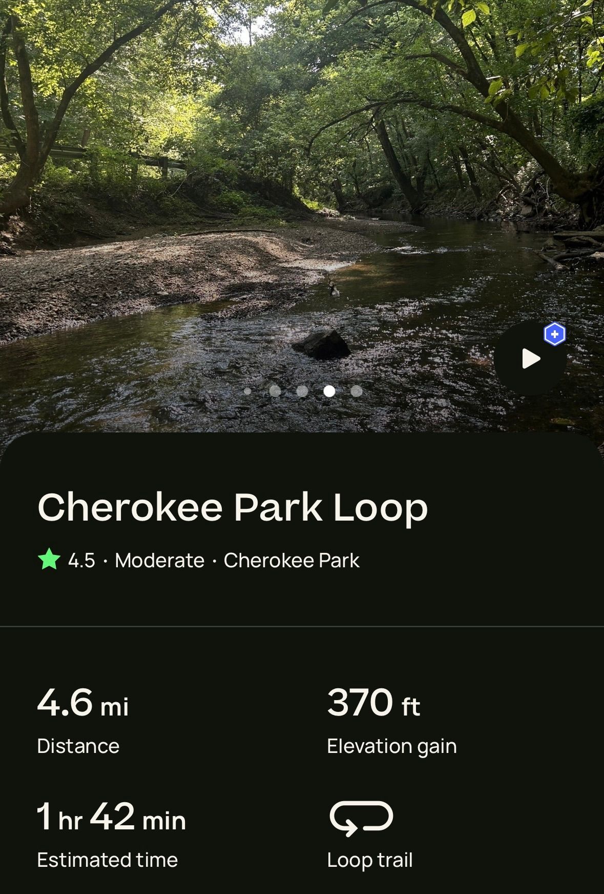 Cherokee Park Loop