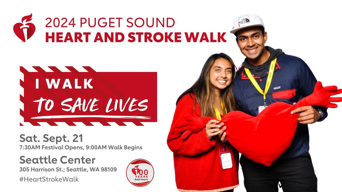 2024 Puget Sound Heart and Stroke Walk in Seattle