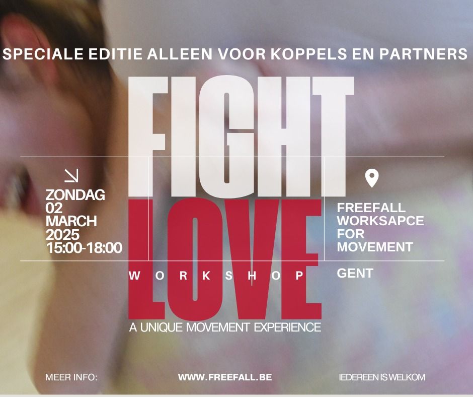 Fight Love workshop - Speciale editie alleen voor koppels en partners