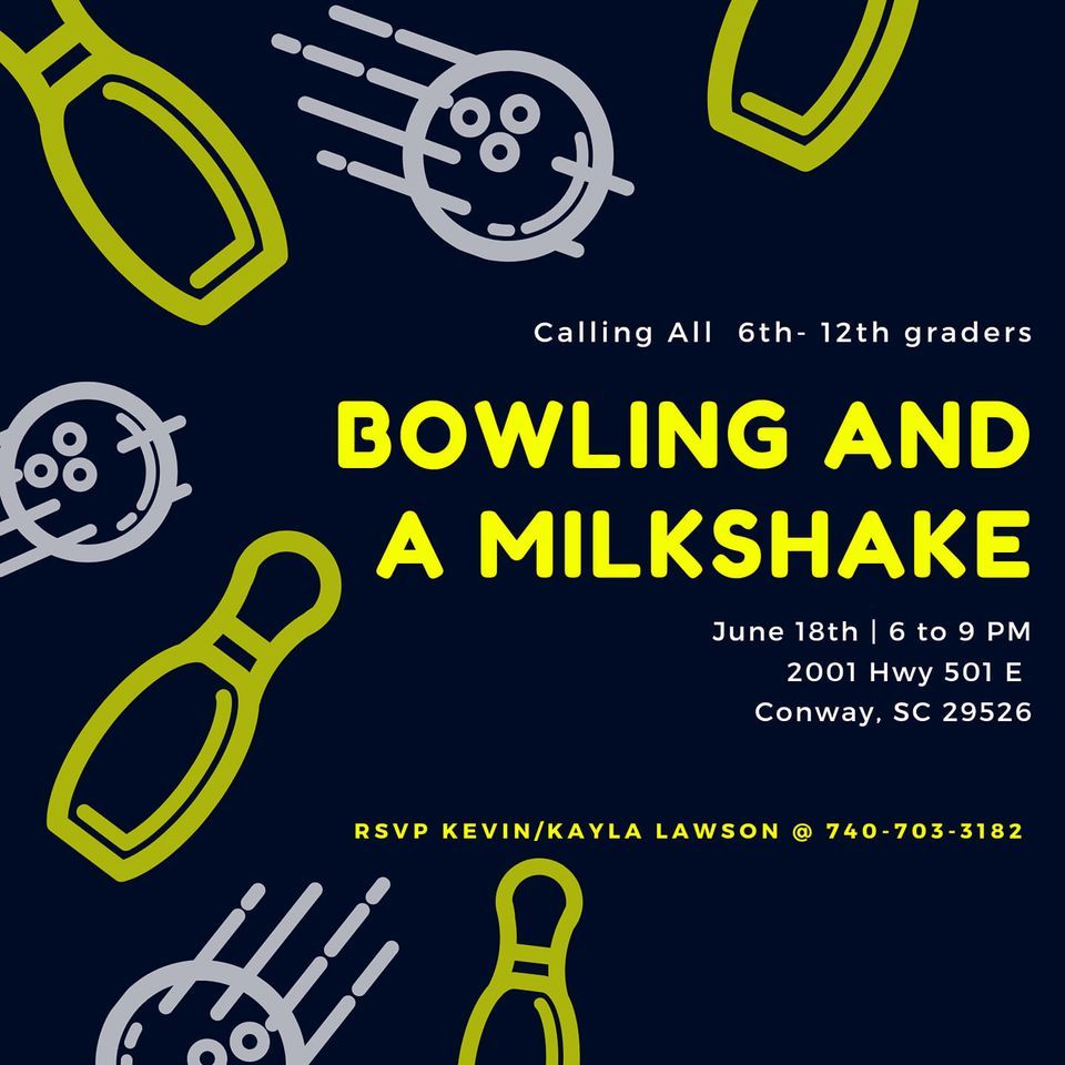 Bowling and a Milkshake, 810 Billiards & Bowling Conway, 18 June 2022