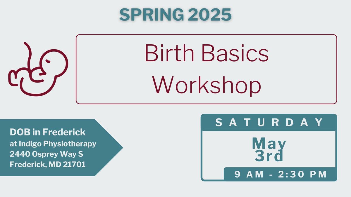 Birth Basics Workshop | Frederick, MD - Spring Session