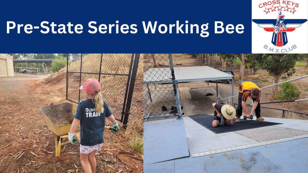 Pre-State Series Working Bee