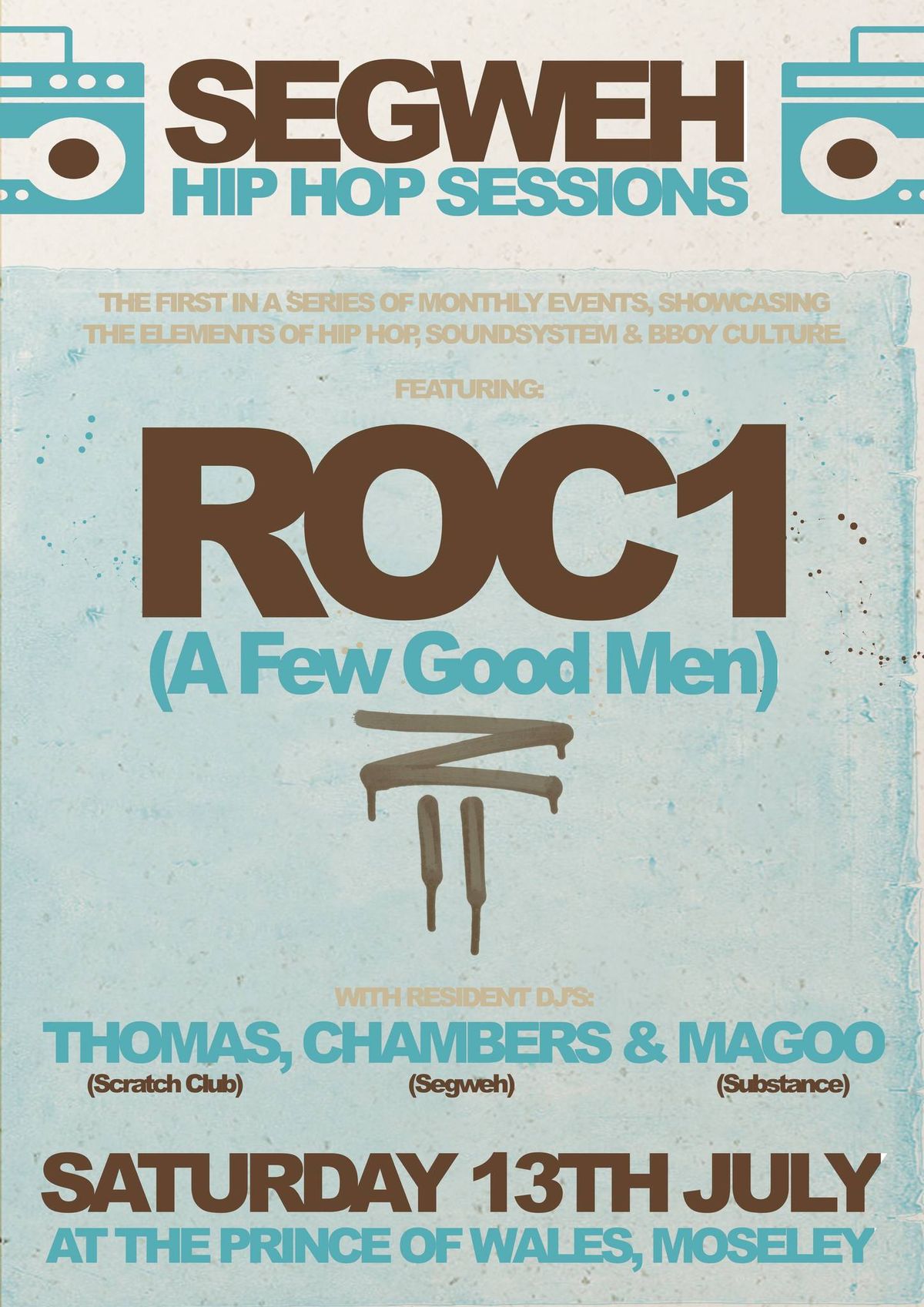 Segweh Hip Hop Sessions... with DJ Roc1