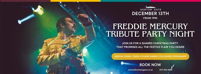 Shared Christmas Party Night: Freddie Mercury Tribute