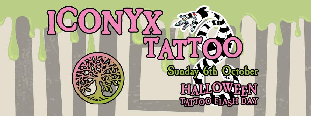 ICONYX Tattoo Halloween Flash Day Sunday 6th October 2024