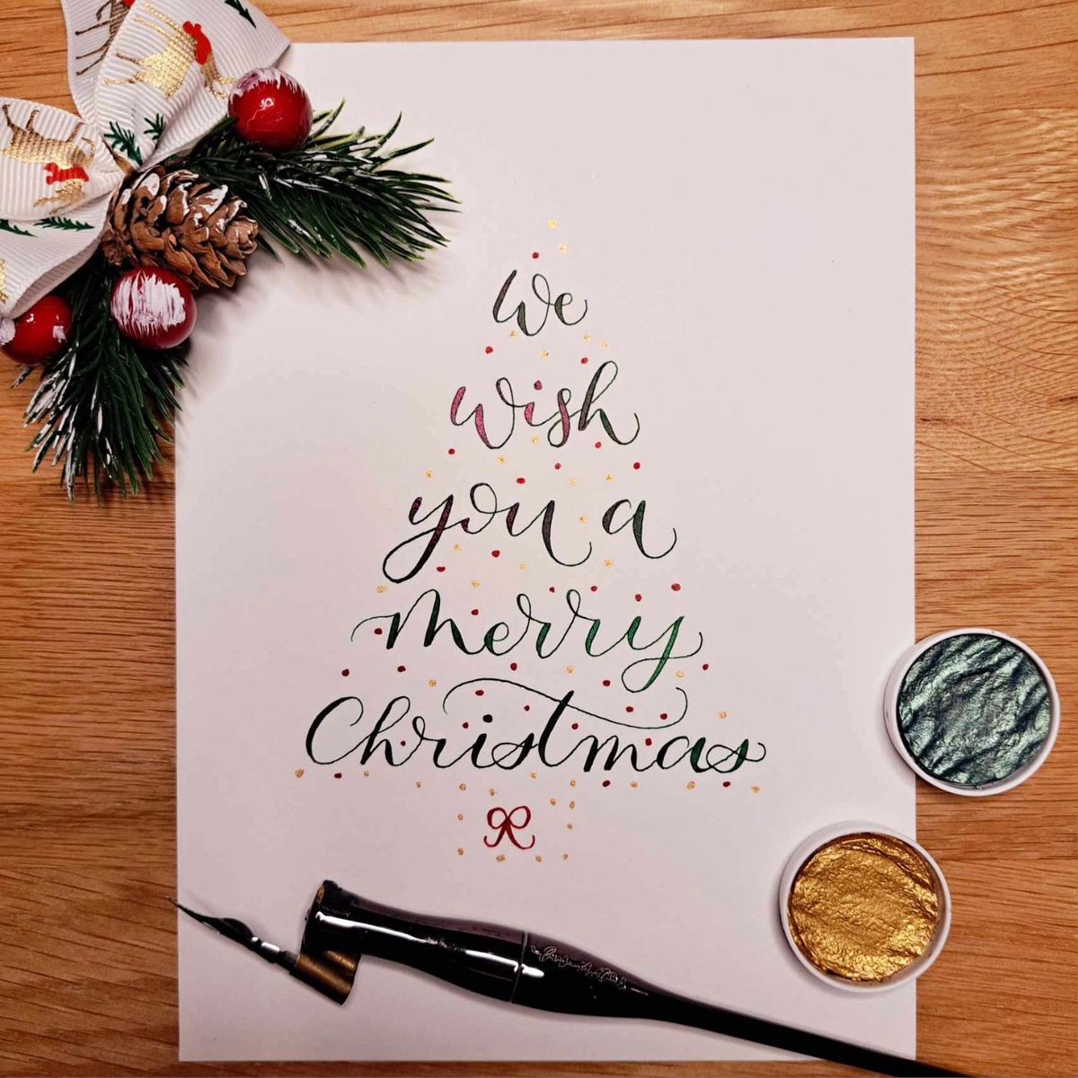 Christmas Calligraphy Workshop 