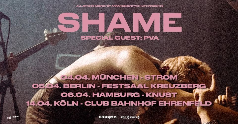 Shame \/\/\/ Tour 2022 \/\/\/ Hamburg