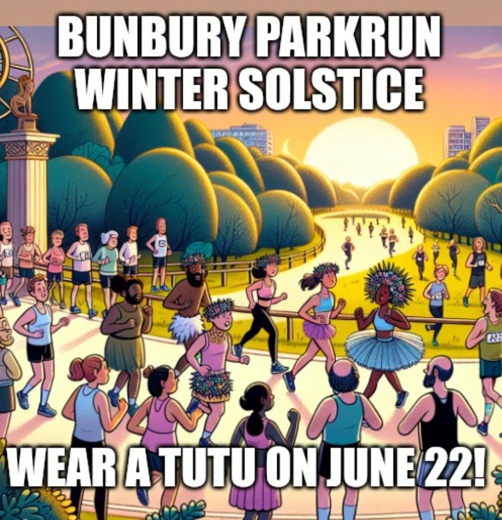 Bunbury parkrun Winter Solstice Tutu run