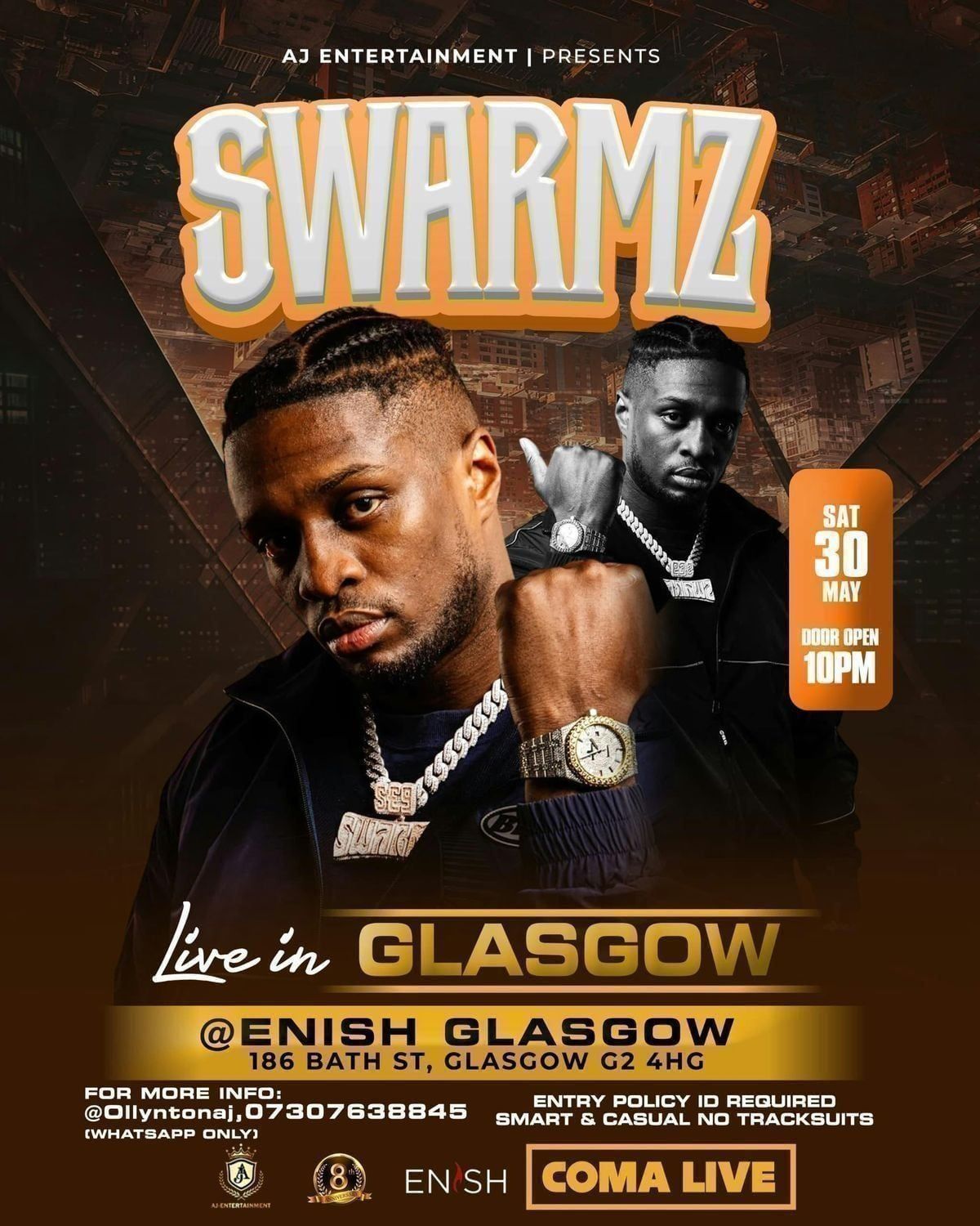 SWARMZ LIVE IN GLASGOW 