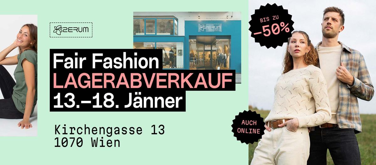 Fair Fashion \ud83c\udf3f Lagerabverkauf WIEN