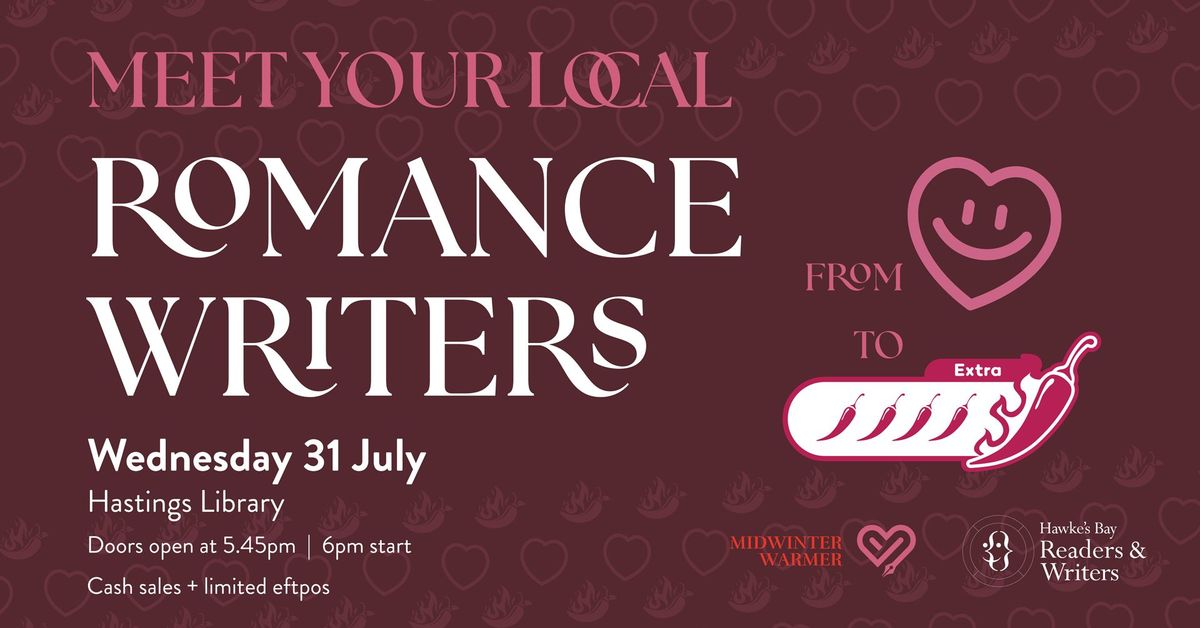 From Mild to Wild: Meet Your Local Romance Writers