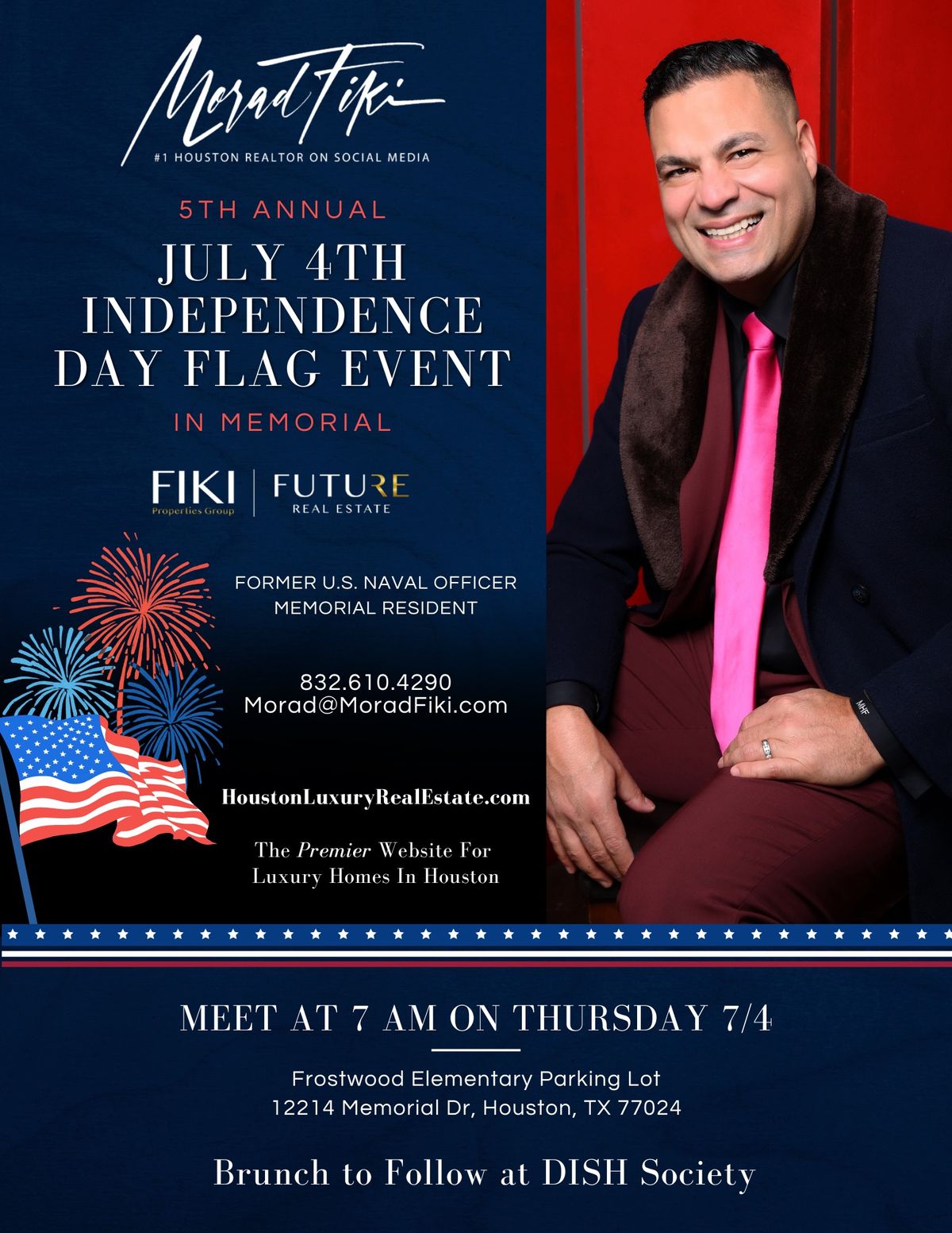 5th Annual July 4th Independence Day Flag Event In Memorial!