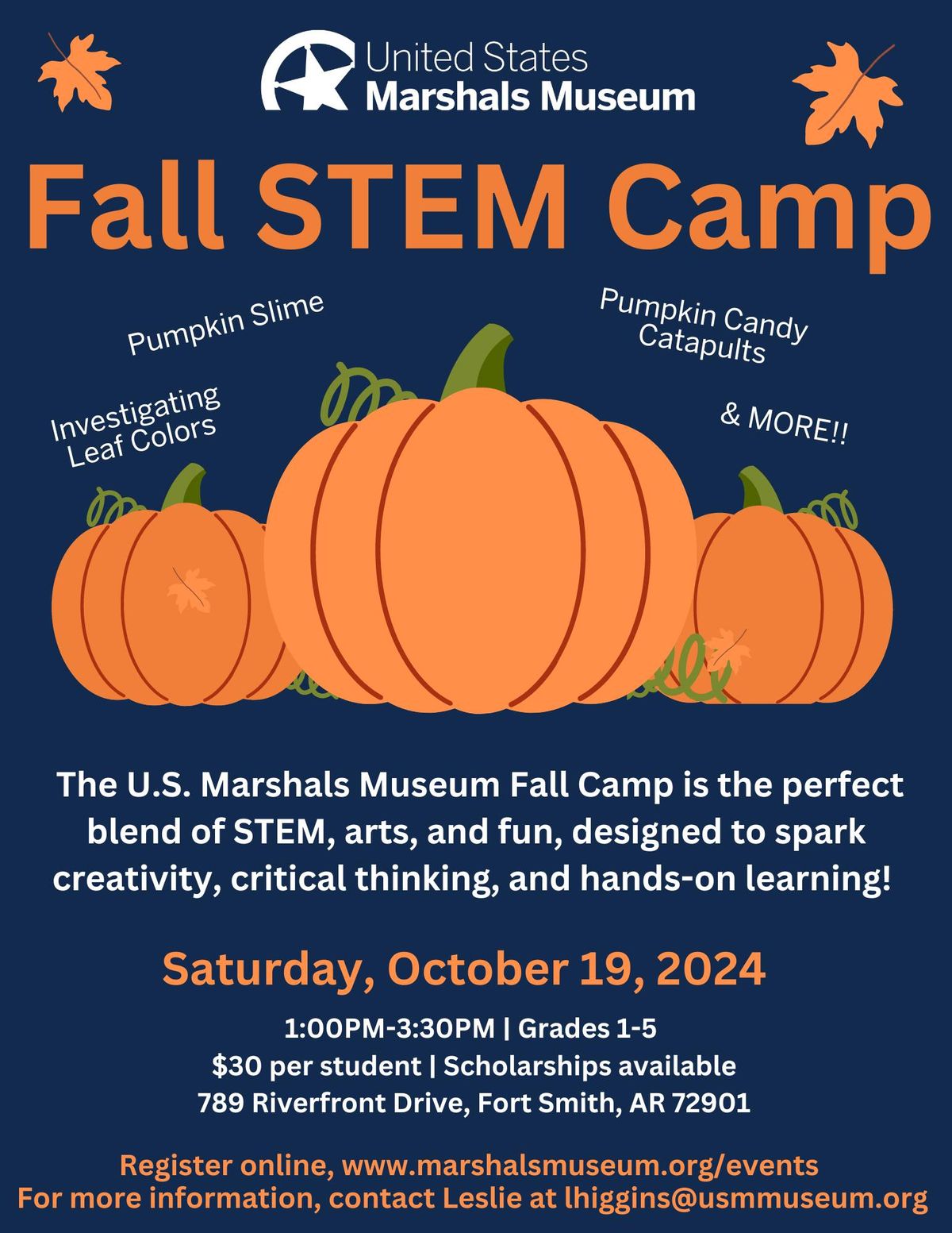 Fall STEM Camp! (Grades 1-5)