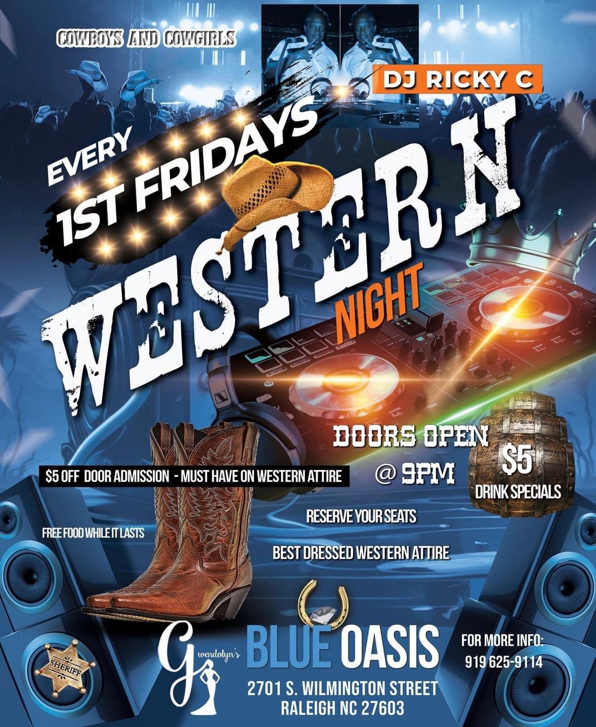 1st Fridays Western Night