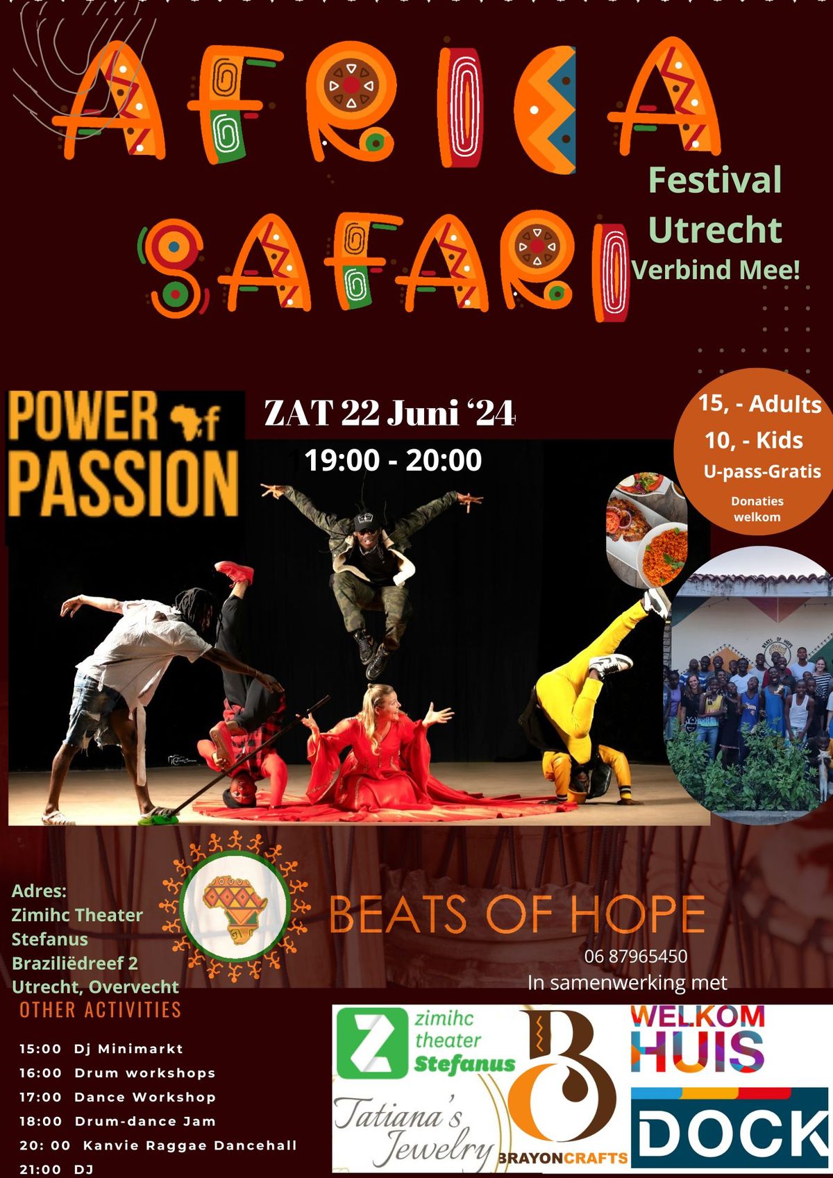 Africa Safari Festival June . 22 . 2024  Ft Power Of Passion, Benin Fire dance ,Kanviedanse, etc