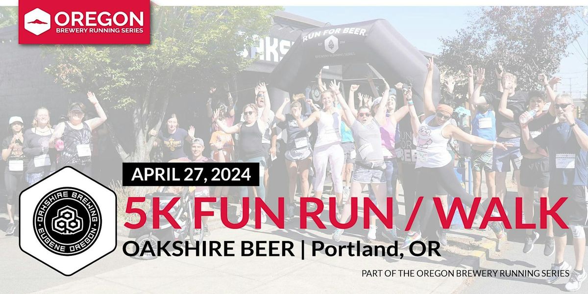5k Beer Run x Oakshire Beer Hall | 2024 Oregon Brewery Running Series