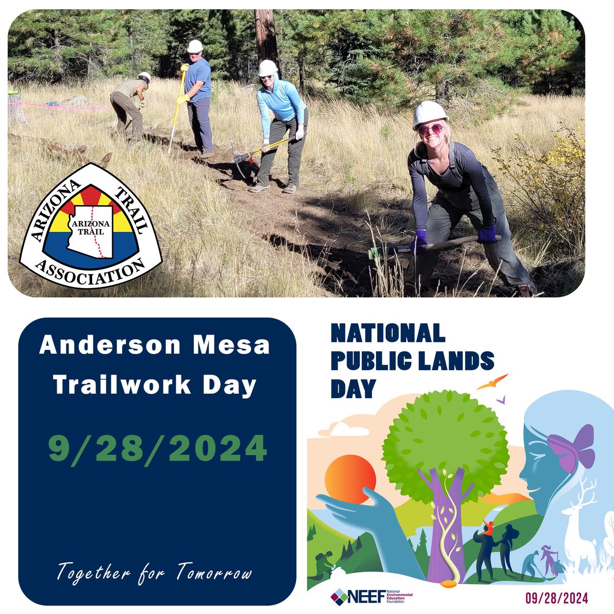 National Public Lands Day on the AZT - Anderson Mesa Work Day