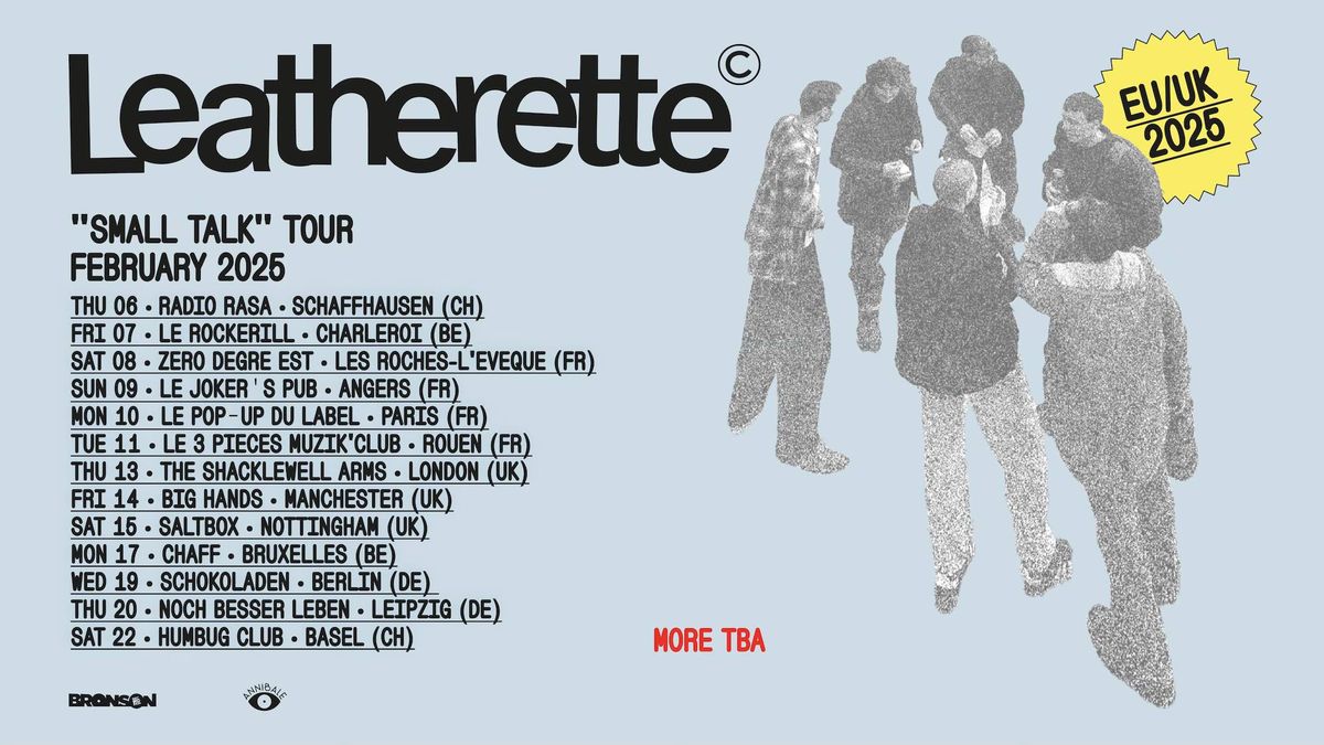 LEATHERETTE (post-punk, it) + tba.