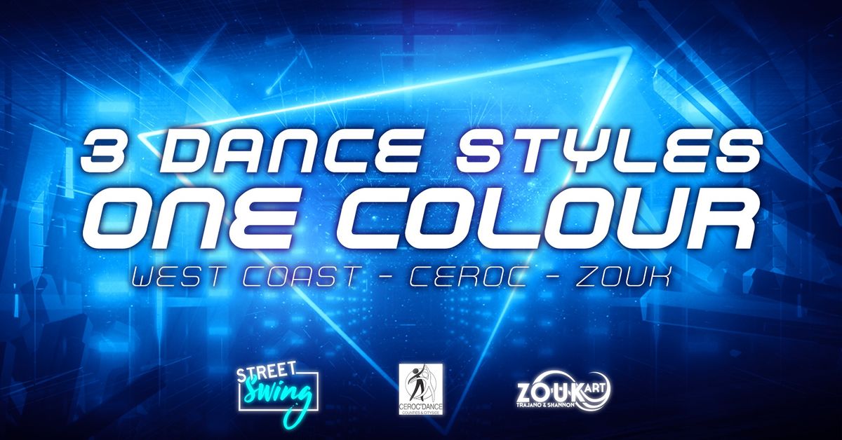 Three Dance Styles - West Coast Swing, Ceroc & Zouk PARTY