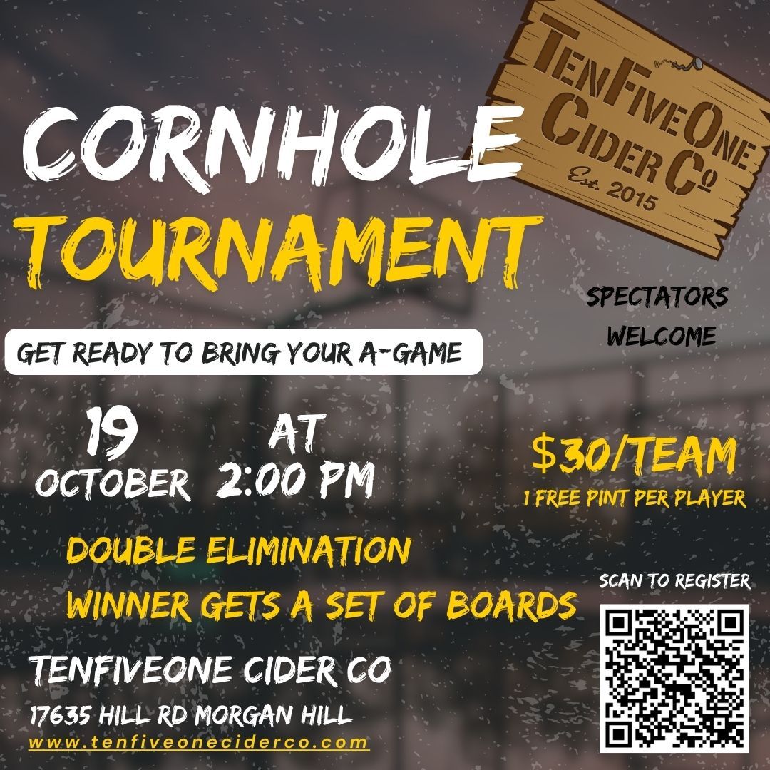 Cornhole Tournament & Cider Tasting