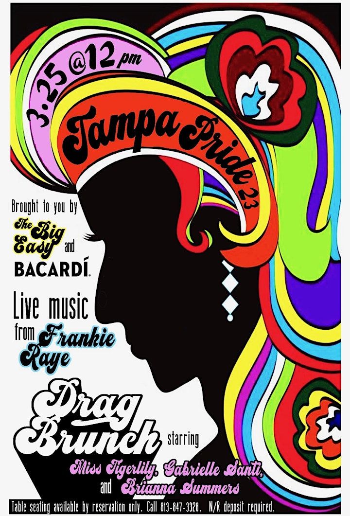 Tampa Pride 2023 Drag Brunch at Big Easy Ybor City, Big Easy Bar, Tampa