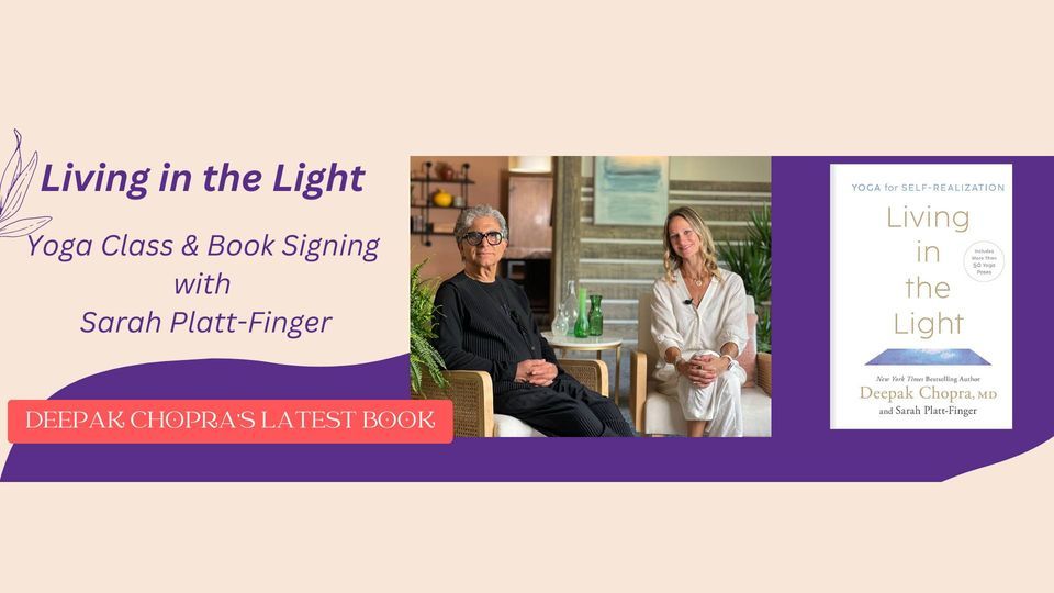 Living in the Light Yoga Class & Book Signing