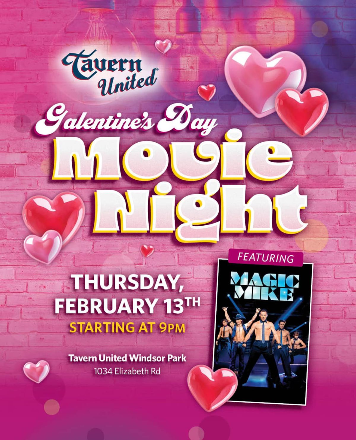 GALENTINE's DAY MOVIE NIGHT - featuring: MAGIC MIKE