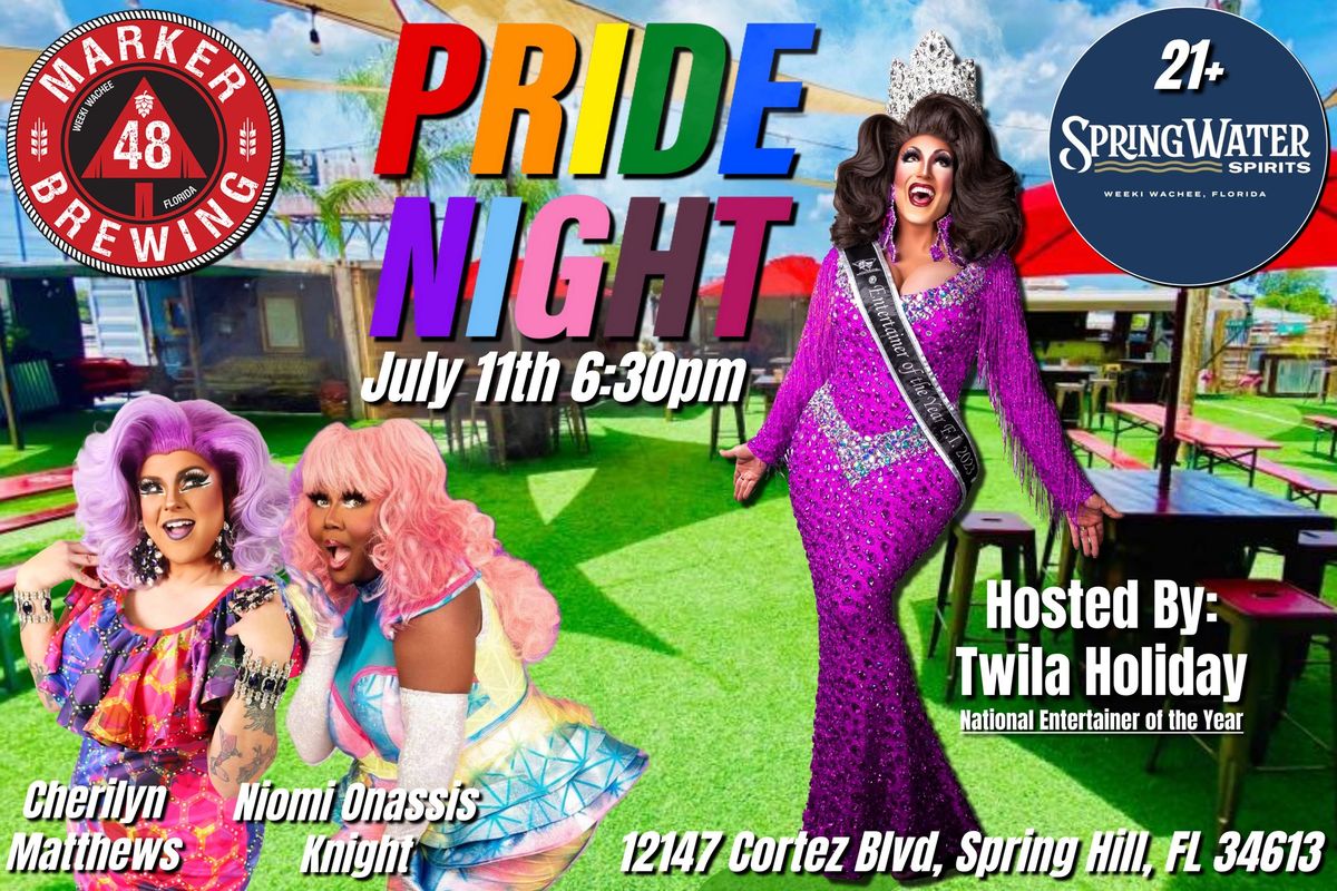 PRIDE night with FREE drag Show 