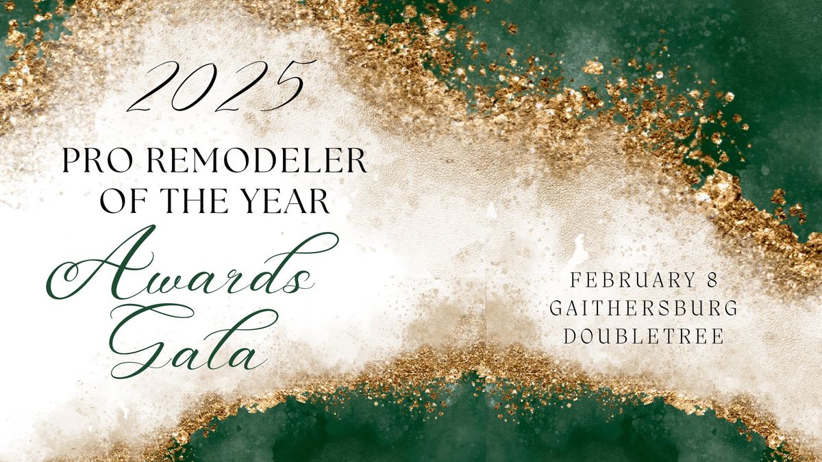 2025 PRO Remodeler of the Year Awards Gala