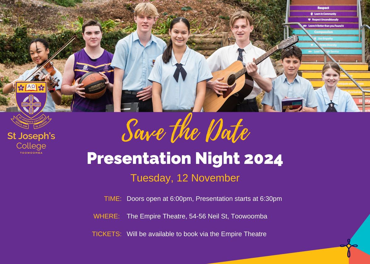 St Joseph's College Presentation Night 2024