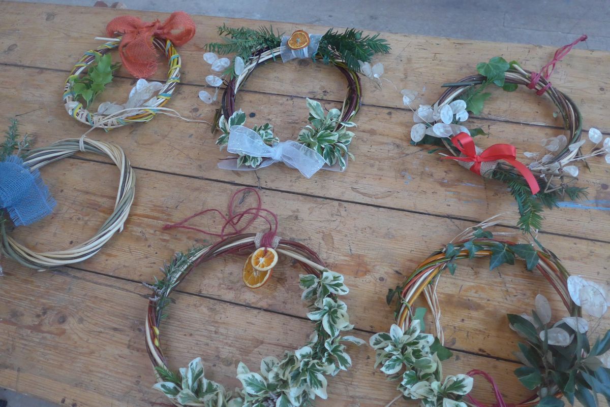 Everlasting Willow Christmas  Wreath Making Class