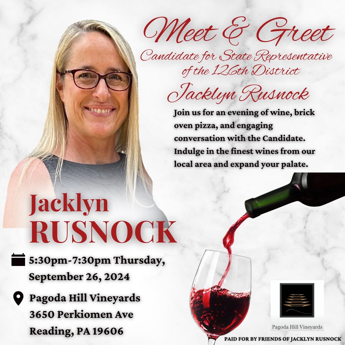 Meet & Greet with Jacklyn Rusnock