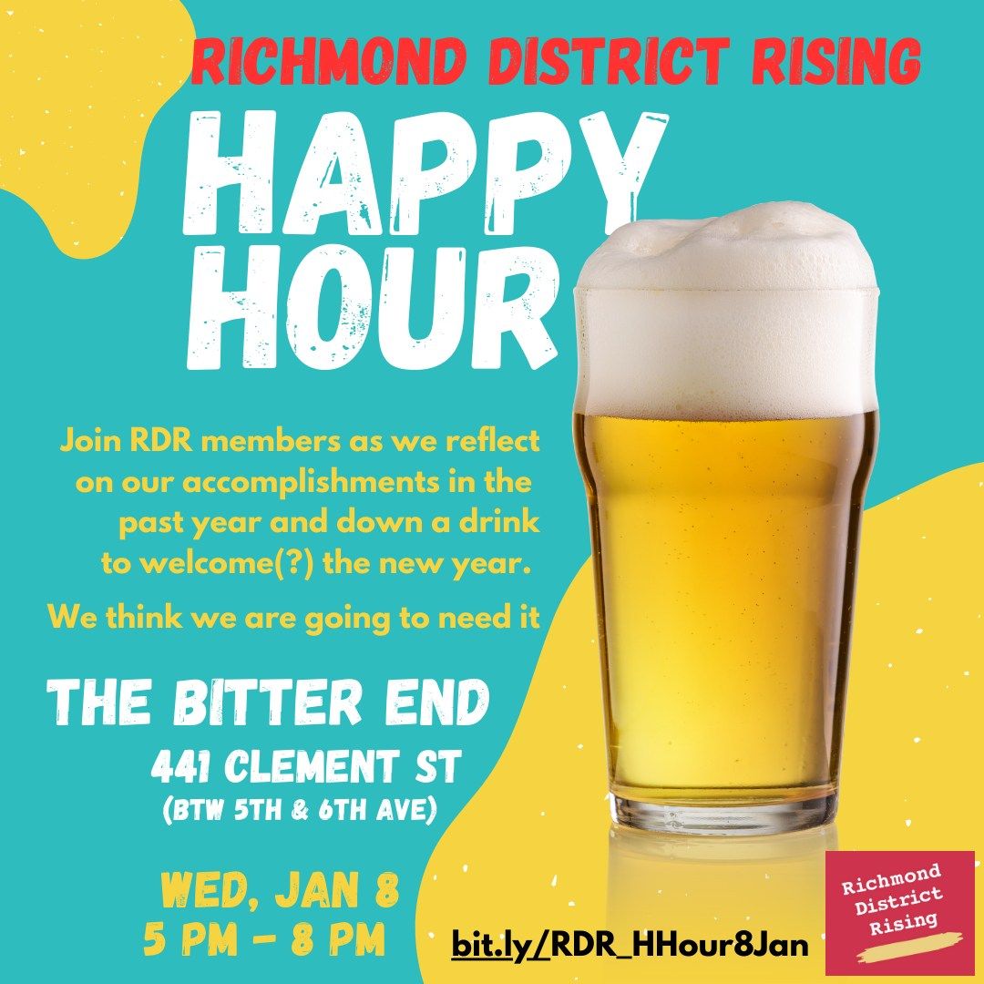 Our monthly and first-of-the year happy hour