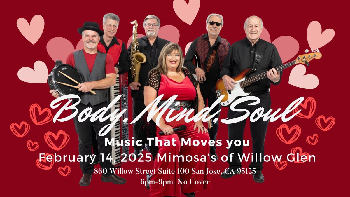 Aeriol w\/ Body, Mind, Soul Band at Mimosa's of Willow Glen